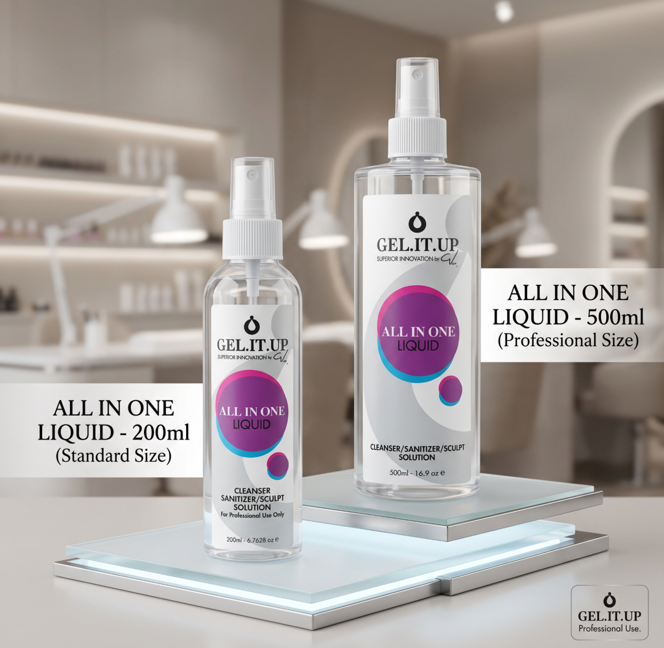 ALL IN ONE LIQUID — Cleanser / Sanitizer / Slip Solution