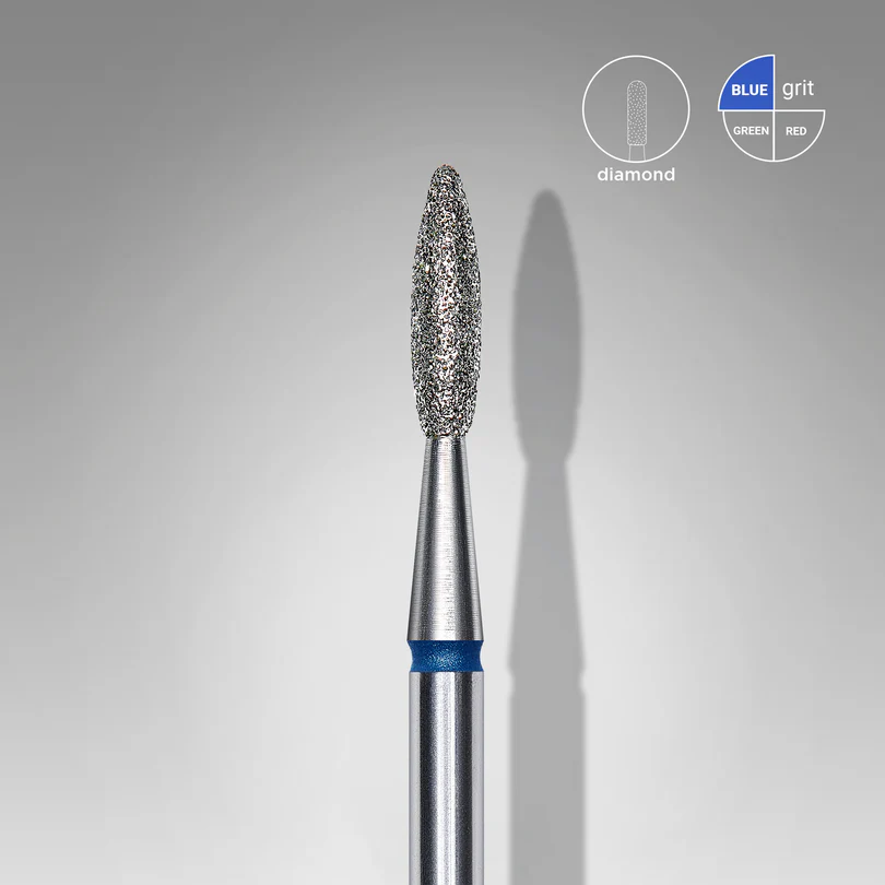 Διαμαντόφρεζα φλόγα μπλε EXPERT διάμετρος κεφαλής 2,1 mm / εξάρτημα εργασίας 8 mm