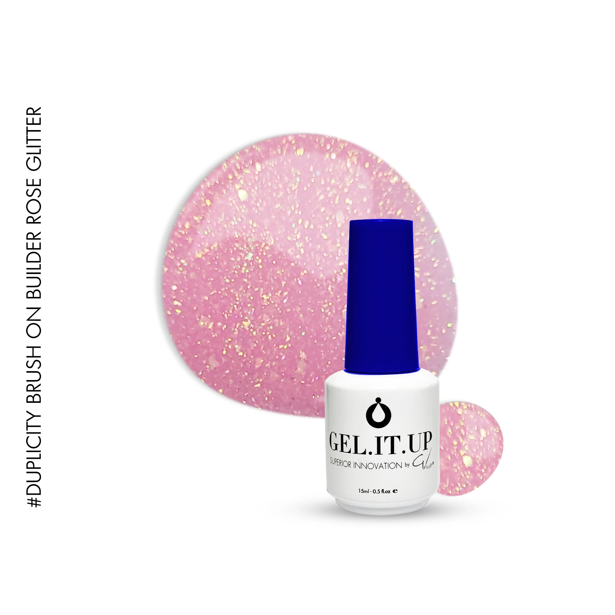 Duplicity Brush on Builder Rose Glitter