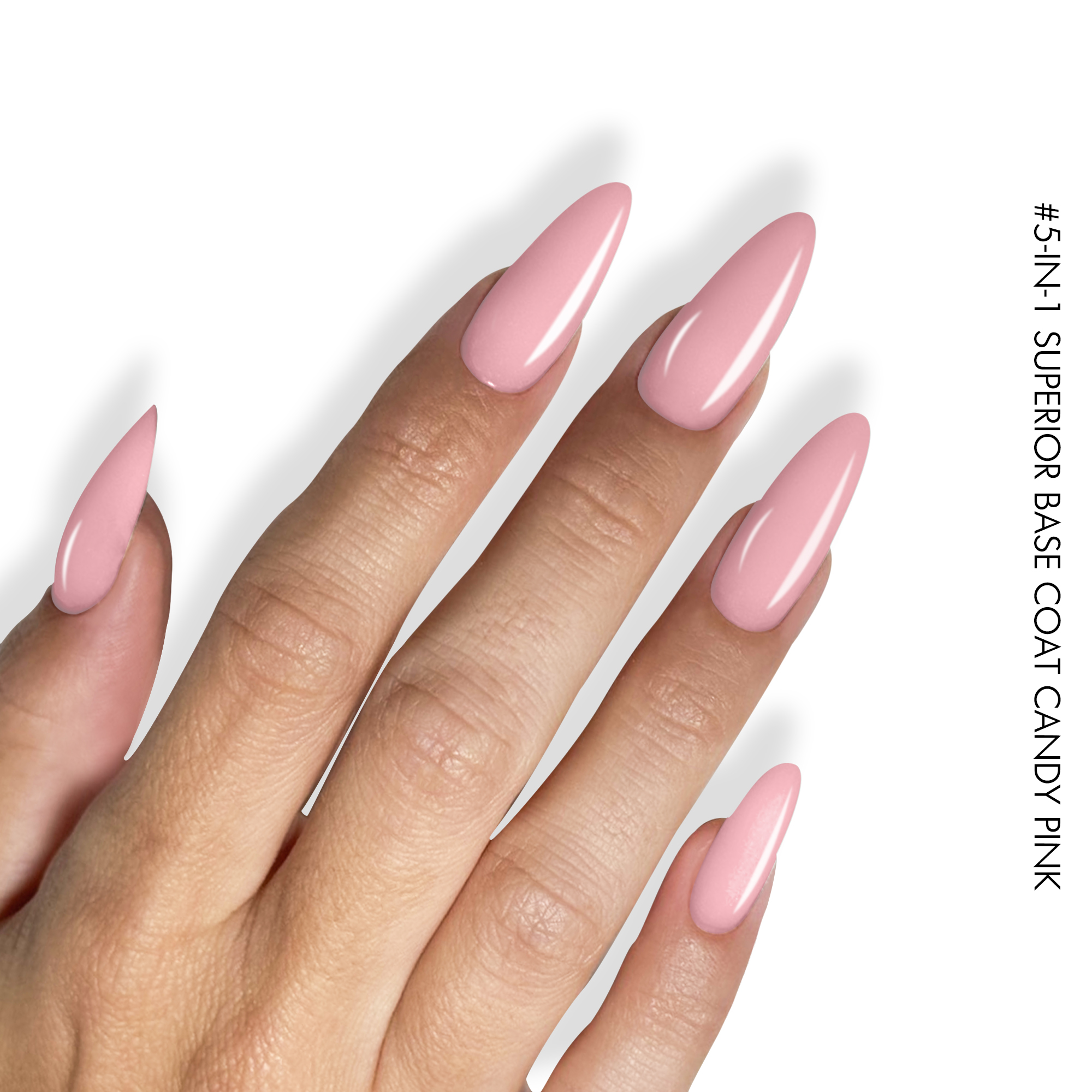 5-in-1 Superior Base Coat Candy Pink - Image 2