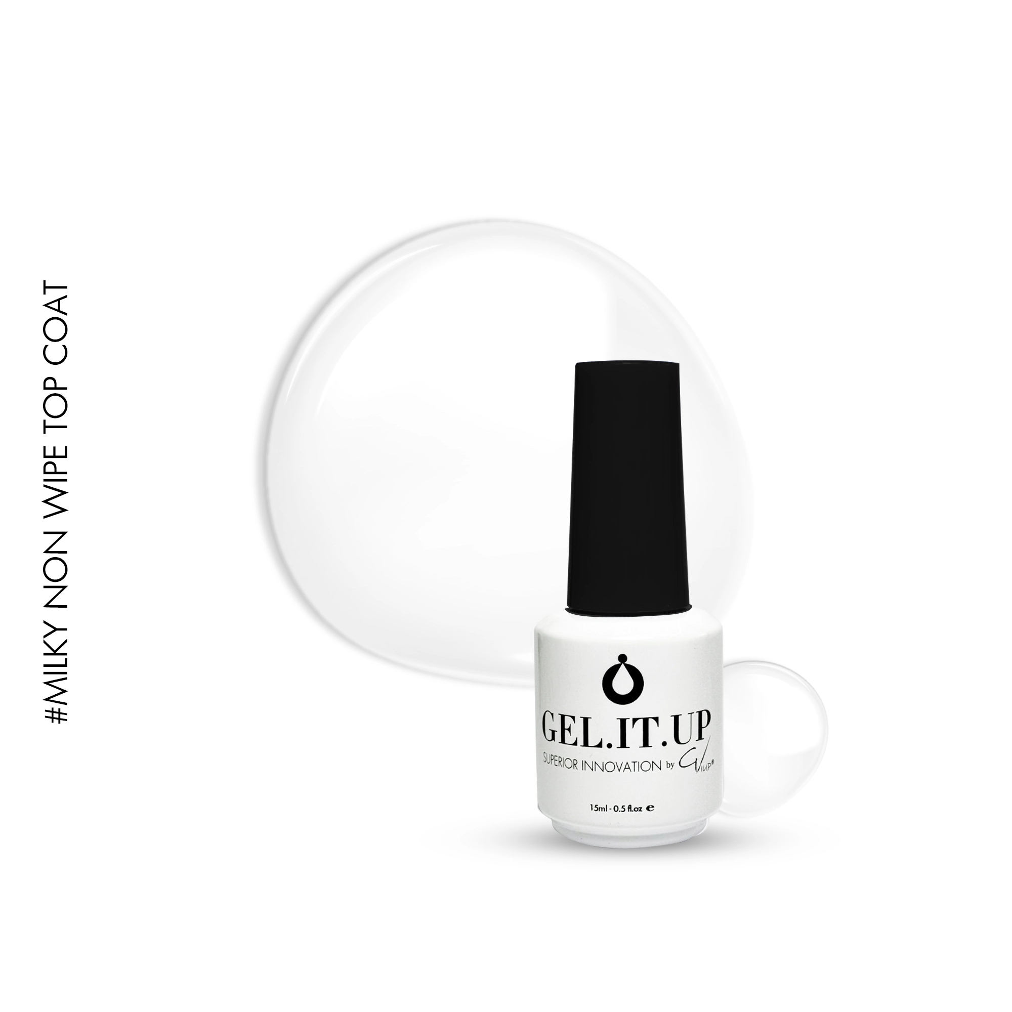 Milky Non Wipe Top Coat