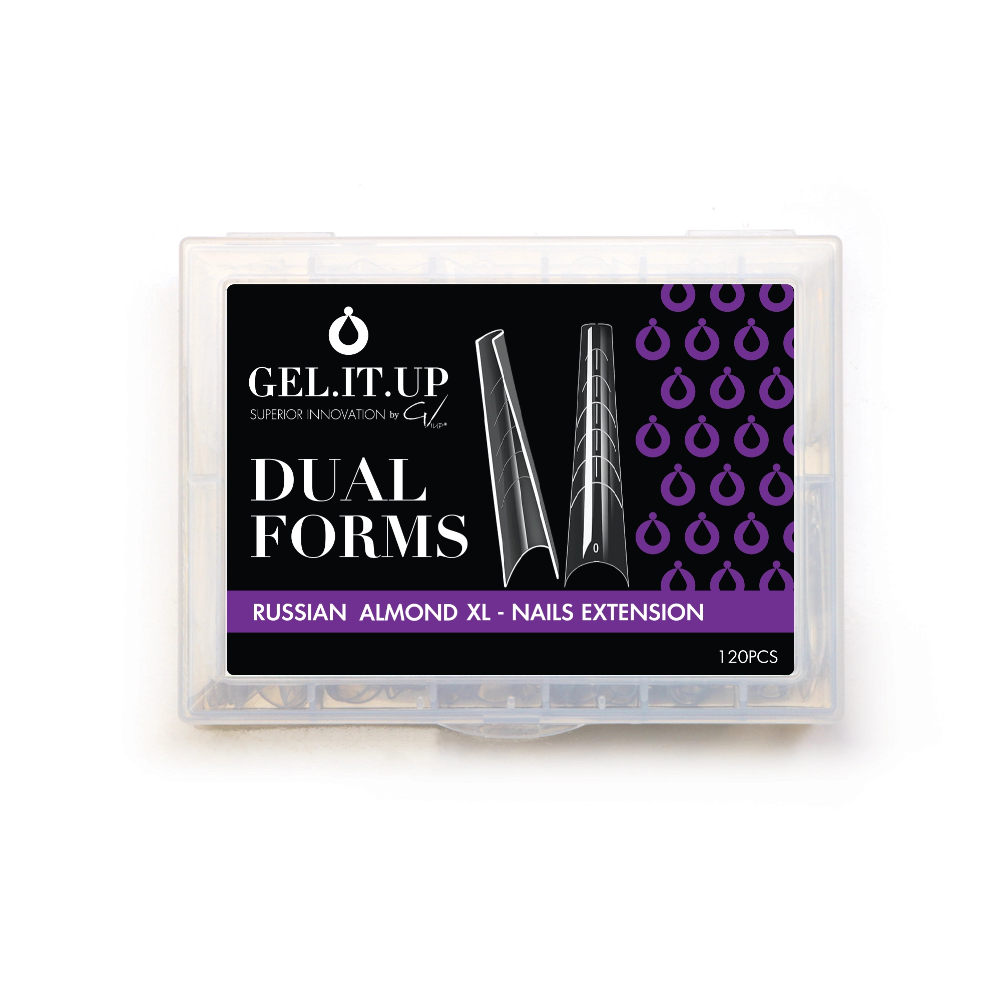 Dual Forms Nails Extension – Russian Almond