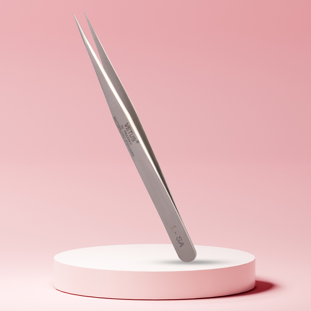 Λαβίδα βλεφαρίδων Ίσια Long Lashes lash tweezers straight